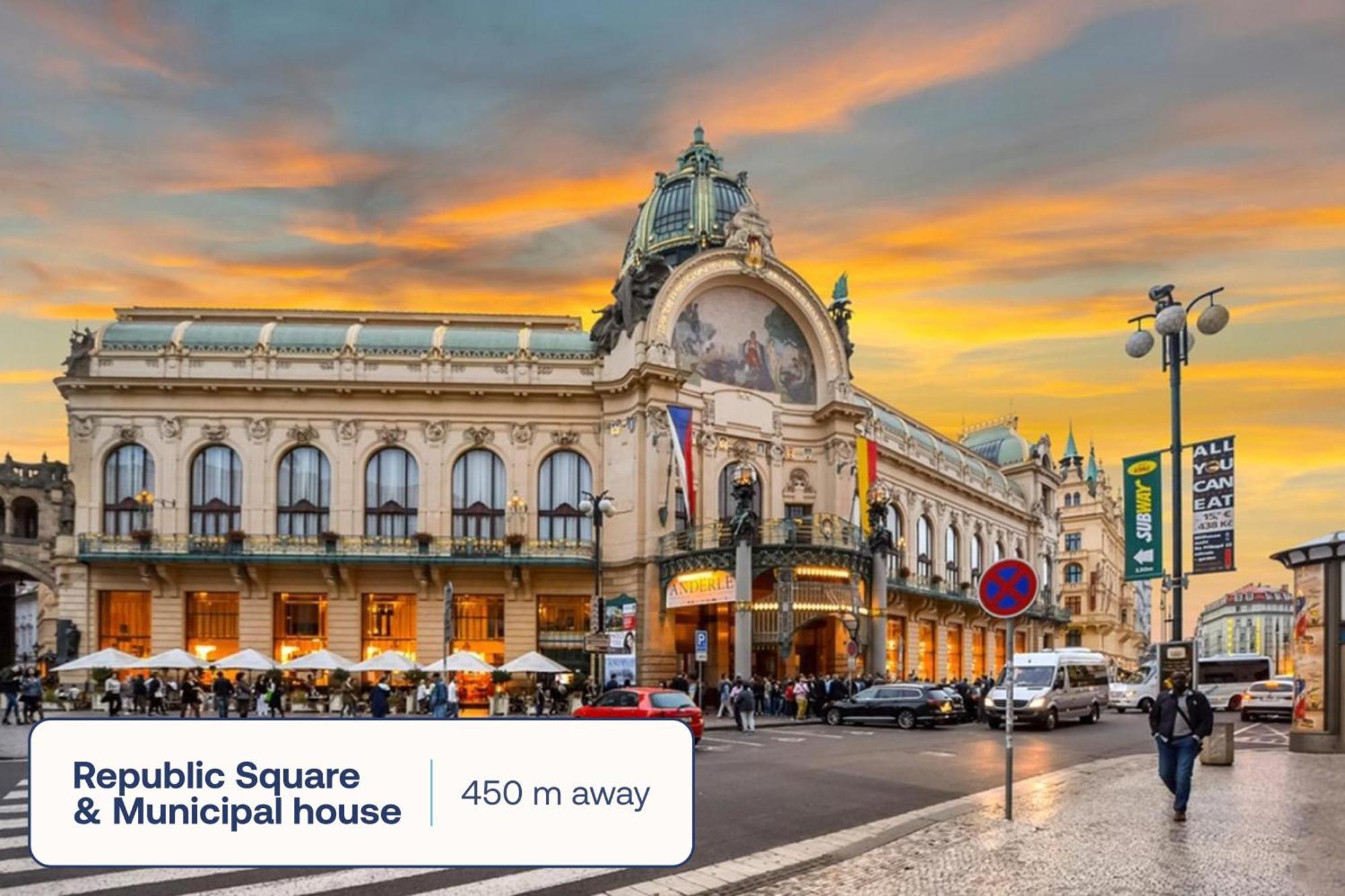 Turnkey I Republic Square Apartments Praga Zewnętrze zdjęcie